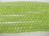 50 Strands Green Round Faceted Glass Beads be-g-ch13