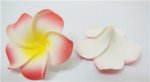 50 New Fabulous Foam Frangipani Flower 4.5x2cm