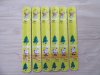 100X Christmas Reflective Magic Ruler Slap Band Bracelets Yellow