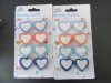 10Packets X 4Pcs Double Twin Heart Erasers Stationery 10Packets X 4Pcs Double Twin Heart Erasers Stationery