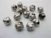 1300Pcs 10mm Silver Plated Knot Loose Beads Finding 1300Pcs 10mm Silver Plated Knot Loose Beads Finding