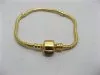 1X Golden Clasp European Bracelets 20cm pa-s50 1X Golden Clasp European Bracelets 20cm pa-s50