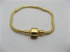 1X Golden Clasp European Bracelets 20cm pa-s50