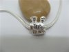 20 Silver Lover Thread European Beads pa-m110