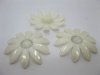 20Pcs Pearl White Blossom Sunflower Hairclip Jewelry Finding 20Pcs Pearl White Blossom Sunflower Hairclip Jewelry Finding