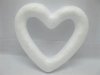 100Pcs Polystyrene Foam Hollow Heart Decoration Craft DIY 100mm