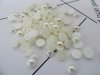 1000Pcs Ivory 8mm Semi Simulated Pearl Bead Flatback 1000Pcs Ivory 8mm Semi Simulated Pearl Bead Flatback