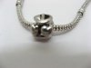 10 Alloy European Barrel Fused Thread Beads ac-sp354 10 Alloy European Barrel Fused Thread Beads ac-sp354