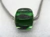 50 Green Murano Cube Glass European Beads be-g266 50 Green Murano Cube Glass European Beads be-g266