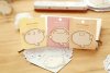 80 New White Emoticon / Smiley Memo Pad Notebook Assorted