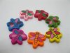 420Pcs Colourful Honeybees Wooden Beads Mixed 20mm