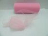 4Roll X 25Yds Tulle Roll Spool 15cm Wedding Gift Bow - Pink