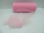 4Roll X 25Yds Tulle Roll Spool 15cm Wedding Gift Bow - Pink