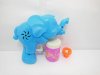6X Blue Hand Operate Elephant Bubble Gun w/Water Outdoor Favor