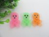 40Pcs Skull Shape Erasers Mixed Color