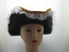 5X Cool Black Caribbean Pirate Hat 5X Cool Black Caribbean Pirate Hat