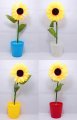 24 Flashing Potted Sunflower Wedding Home Decoration