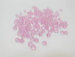 5000 Pink Faceted Round Beads Jewellery Finding 6mm