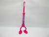 48Pcs Kid Fuschia Clean Morning Toothbrushes with Stand Holder 48Pcs Kid Fuschia Clean Morning Toothbrushes with Stand Holder