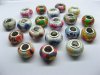 100 Assorted Polymer Clay European Beads pa-cy1