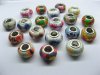 100 Assorted Polymer Clay European Beads pa-cy1 100 Assorted Polymer Clay European Beads pa-cy1