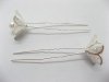 6pcs Elegant Silver Bride Hairpin