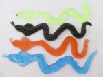 24 Funny Squishy Snake Sticky Toy for Kids Mixed Color