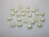 1000Pcs 10mm Ivory Semi-Circle Simulated Pearl Bead Flatback 1000Pcs 10mm Ivory Semi-Circle Simulated Pearl Bead Flatback
