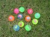 100 Rubber Bouncing Balls Cartoon Inside Assorted 25mm