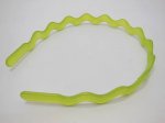 3x12Pcs Frosted Green Hairbands Craft for DIY 10mm