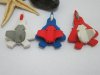 48Pcs Warplanes Shape Erasers Mixed Color