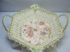 10X Fancy Handmade Hexagon 6-Sided Paper Crochet Basket w/Handle 10X Fancy Handmade Hexagon 6-Sided Paper Crochet Basket w/Handle