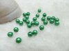 2500 Green 6mm Round Simulate Pearl Beads