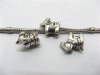 20 Nickel Plated European Goat Thread Beads ac-sp477 20 Nickel Plated European Goat Thread Beads ac-sp477