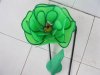 15Pcs Jumbo Green Flower Windmill Garden Decration