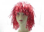 10 New Red Pom-Pom Tinsel Costume Wigs bh-h68