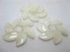 20Pcs Pearl White Flower Hairclip Jewelry Finding Beads 6cm 20Pcs Pearl White Flower Hairclip Jewelry Finding Beads 6cm