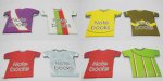 24 Sport T-shirt Message Note Memo Pad Notebooks Mixed