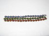 3String X 17Pcs Metallic Golden Flat Oval glass beads 3String X 17Pcs Metallic Golden Flat Oval glass beads