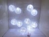 10Pcs White Cloth Lantern String Home Wedding Favor