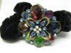 12pcs Chic Designer Hair Clips,Rhinestone Floral Clips