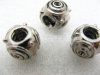 10 Alloy European Carved Metal Thread Beads ac-sp318