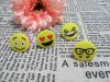 50 Fancy Dress Rubber smile face emoji Rings Assorted