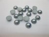 2500Pcs 8mm Gray Semi-Circle Simulated Pearl Bead Flatback 2500Pcs 8mm Gray Semi-Circle Simulated Pearl Bead Flatback
