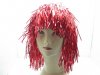 10 New Red Pom-Pom Tinsel Costume Wigs bh-h68