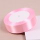 5Rolls X 25Yards Pink Satin Ribbon 25mm