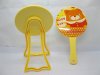 4Set X 2Pcs Yellow Handheld & Stand Single Side Makeup Mirror 4Set X 2Pcs Yellow Handheld & Stand Single Side Makeup Mirror