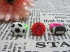 50 Fancy Dress Rubber Football Basketball Rings Assorted