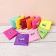 10Pcs Plain Colored Foldable Folding Shopping Shoulder Bags