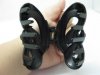 12Pcs New Black Hair Clip Barrette - 5 Teeth